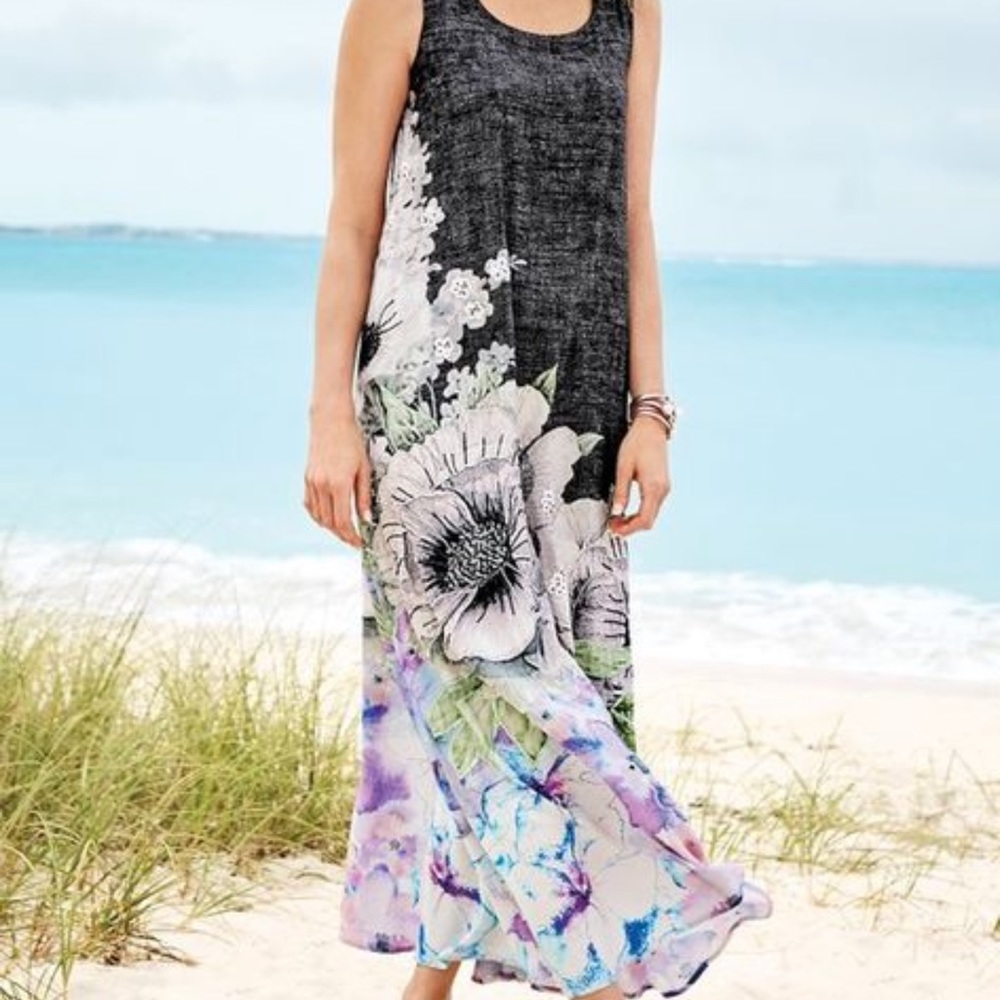 NWT Soft Surroundings Fleuressa Maxi dress. Size M